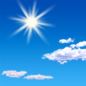 Sunny, with a high near 64. Northeast wind 5 to 10 mph.
