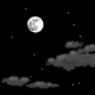 Mostly clear, with a low around 55. South wind 5 to 10 mph.